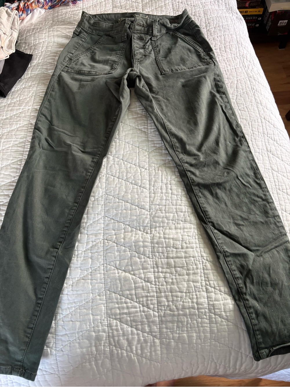 Universal Thread Olive Green Slim Trousers